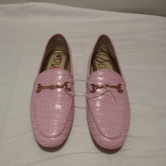 Sam Edelman Pink Loraine Leather Loafers - Picture 8 of 13